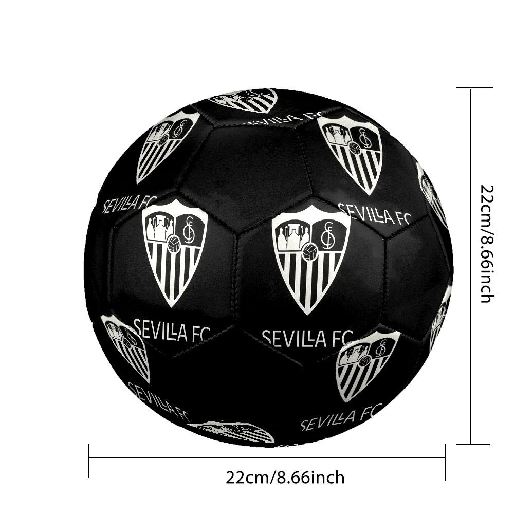1PC Sevilla size 5 soccer ball PrahaIndoor Soccer Ball Colorful All Ages Machine Stitched PVC Competition Ready Durable High-Bounce