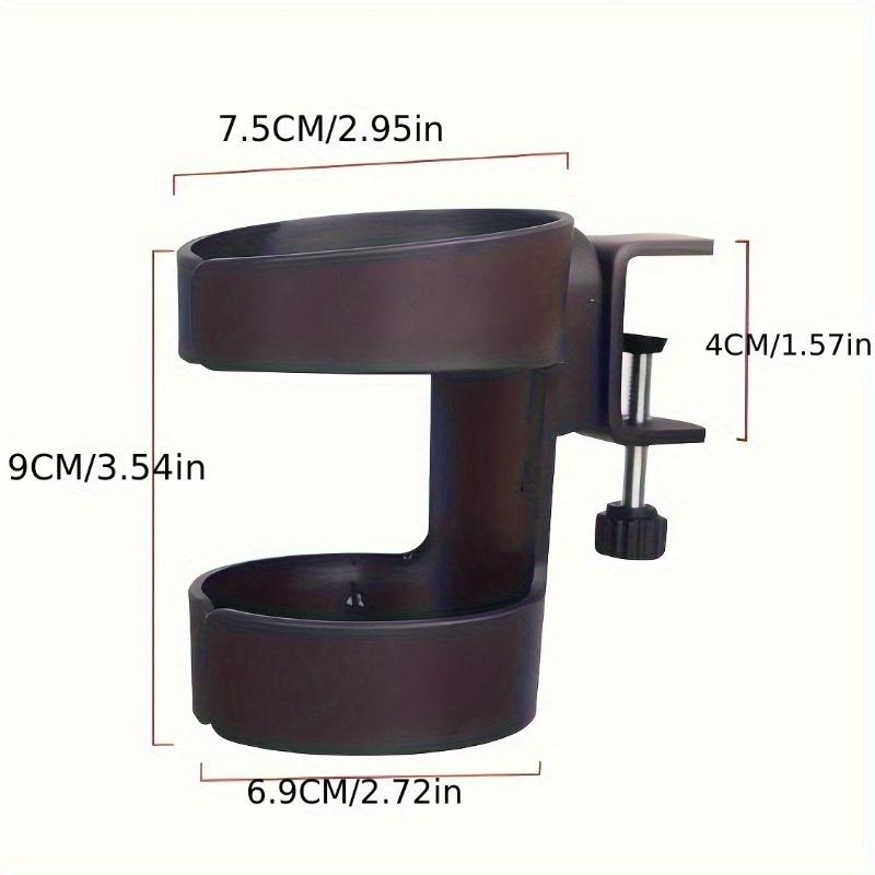 1ks Minimalistický stolní držák na pohár - Prostorově úsporný stojan na lahve s nápoji se zabezpečeným upínacím designem, odolný a snadno čistitelný