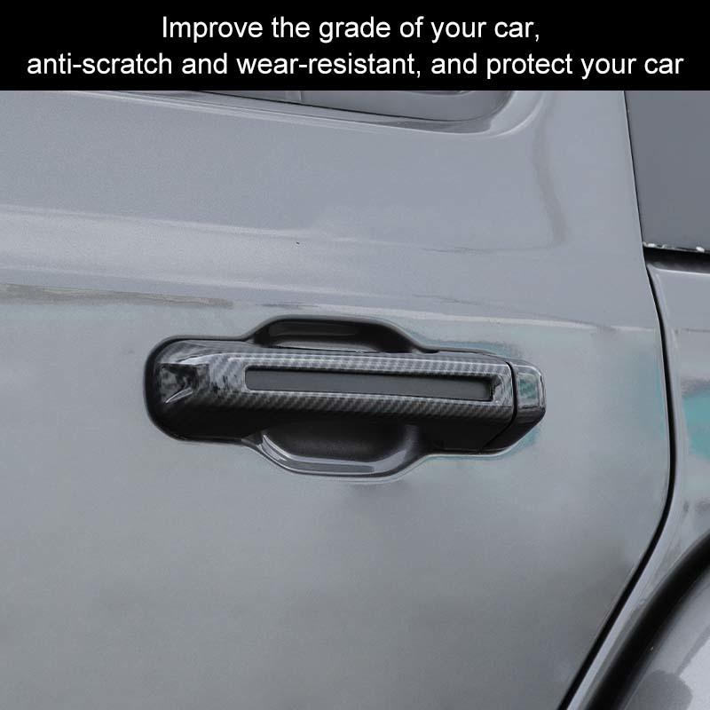 ABS Car Engine Hood Spare Tire Mount Hinge Handle Shell Sticker Decoration Cover For Jeep Wrangler JL 2018 Up 4-Door Version Exterior Accessories