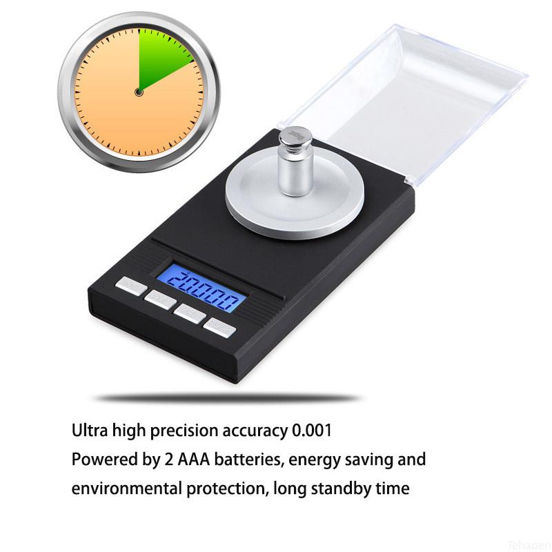 100g Mini Digital Scale 0.001g High Precision Scales Pocket Electronic Balance Professional Milligram Weighing For Jewelry Gold
