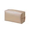 Stylish Waterproof Makeup Pouch, Soft PU Leather Cosmetic Case, Portable Toiletry Bag for Travel & Daily Use