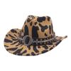 Minority woolen hat men and women couple hat milk curled brim western cowboy hat top hat
