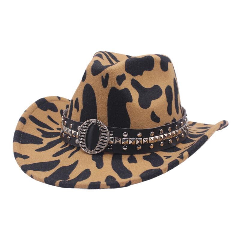 Minority woolen hat men and women couple hat milk curled brim western cowboy hat top hat