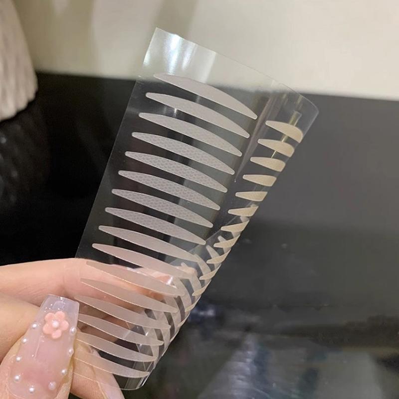 Adhesivo invisible para párpados dobles, cinta de encaje para levantar los ojos, cinta de gasa transparente con encaje, pegatinas autoadhesivas, herramientas para cintas para los ojos