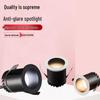 Mini Anti-Glare LED Cylinder Spotlight, 3cm Recessed Opening, 3W/5W, 40mm for Jewelry Display