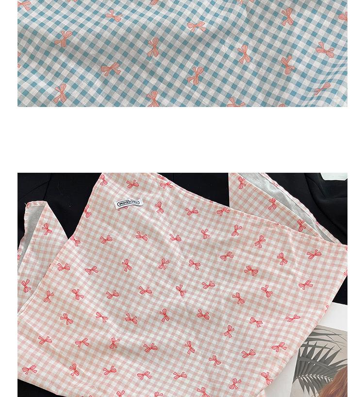 Berretto Bandana a Quadri con Laccetti Incrociati e Visiera - Cappello da Donna per Primavera/Estate Protezione Solare Stile Pastorale