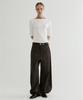 From Wear Balloon Cotton Pants D/Brown