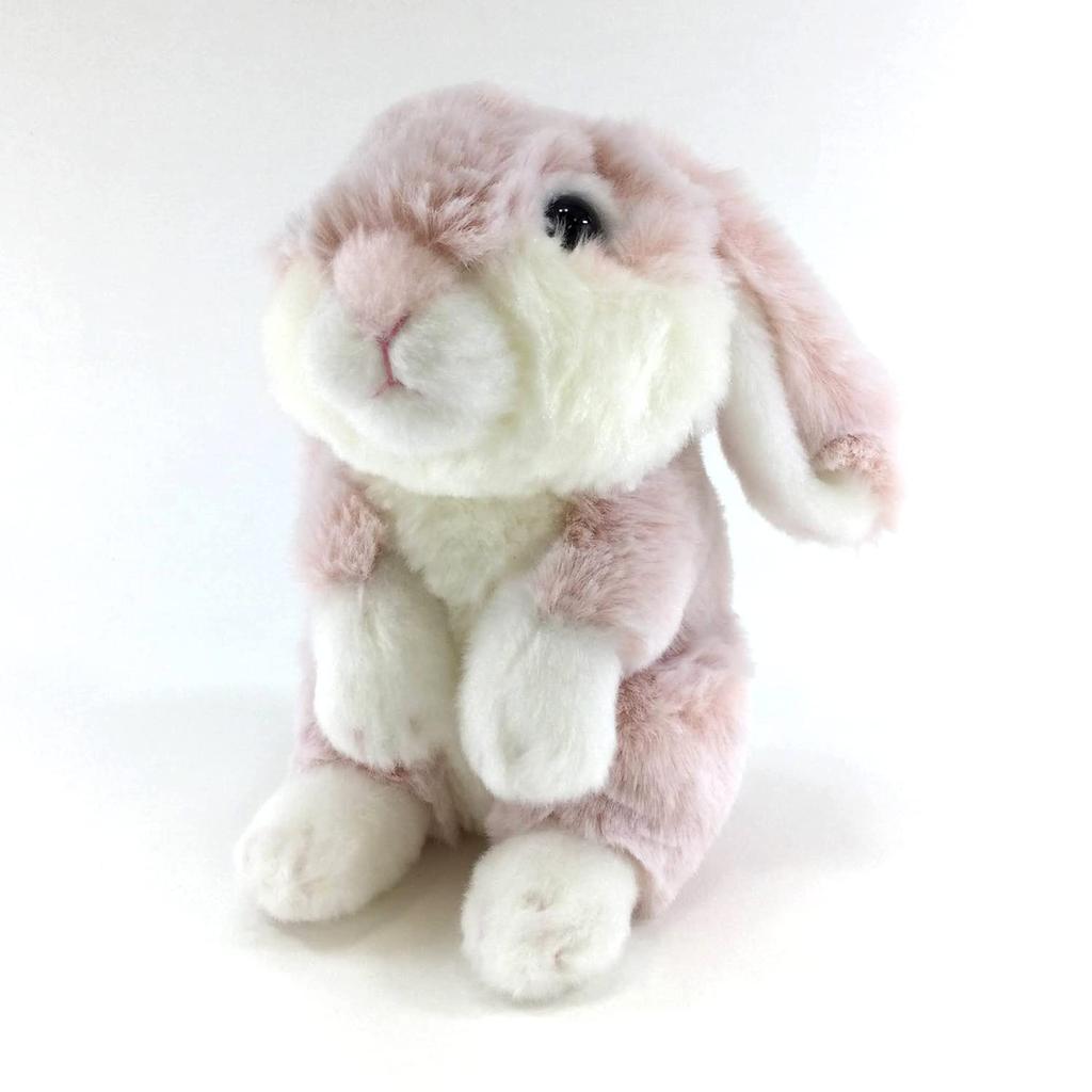 Cute Sales Fluffy Rabbit Plush Toy, Small, Standing, Light Pink, J0071