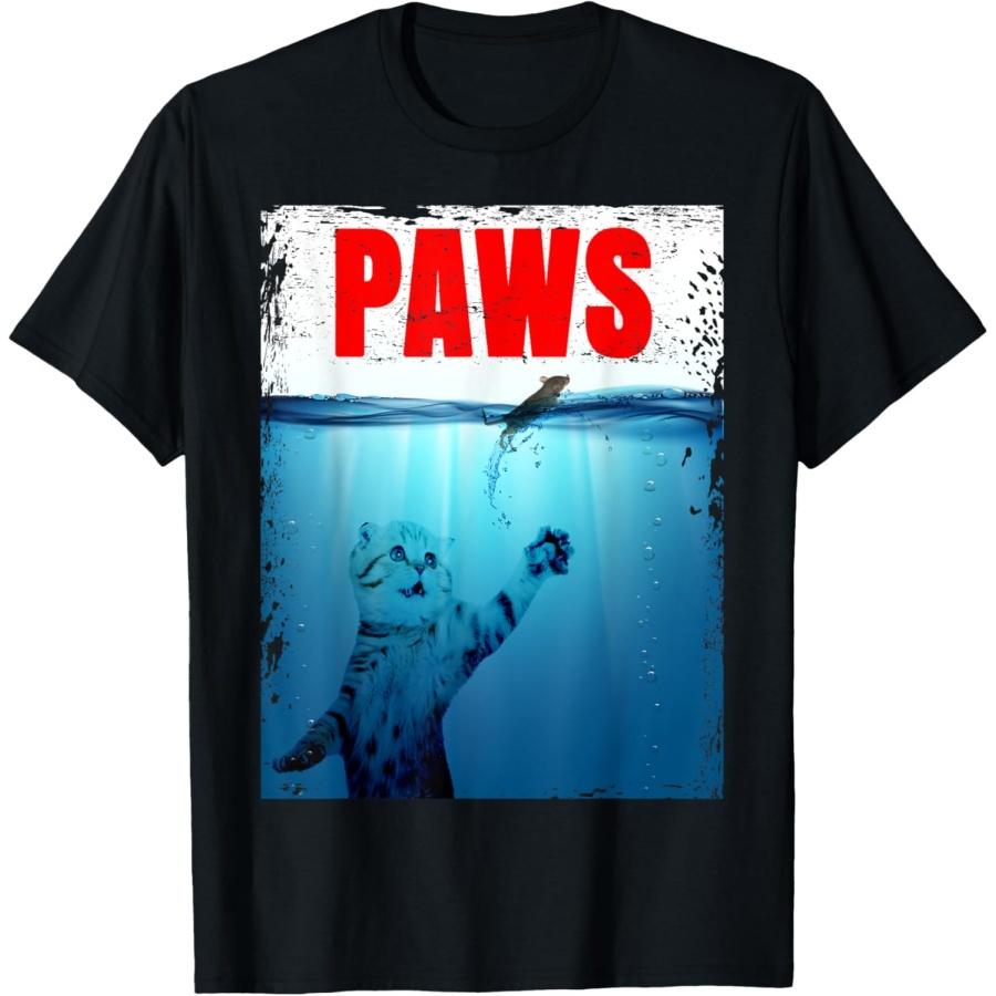 Funny Cat Cute Cat Lover Paws Cat and Mouse men women kids T-Shirt S
