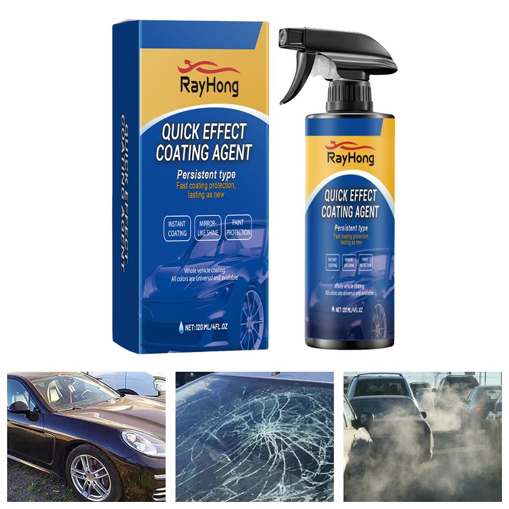 120ml Car Coating Hydrophobic Protection Long Lasting Water Repellent Spray Anti-Fogging Protection Agent for Car Polishing