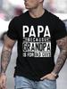 Men's Graphic Saying Because Grandma Is Old So Dad Stylish And Casual Made of 100% Crew Neck Machine Washable Perfect for Summer And Father's Day.fash