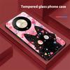 Cute Little Cat For Honor Magic 6 50 70 90 Lite X7b 200 Pro Nova 10 Nova 5T X6 P30 Pura 70 Ultra Tempered Glass Phone Case