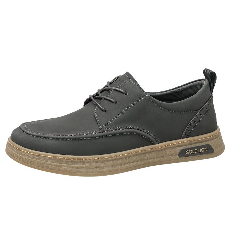 Goldlion Men s Casual Leather Board Shoes 40