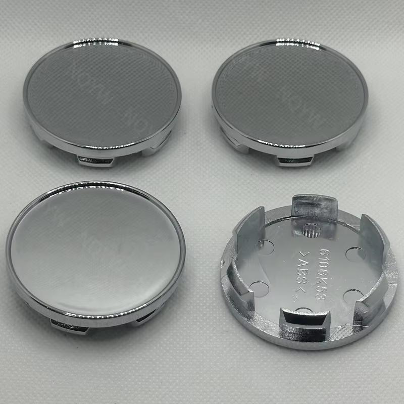 

4 шт./лот 53 мм колпачки ступицы колеса автомобиля пылезащитные чехлы ABS без логотипа украшения для колес автомобиля внешние автомобильные аксессуары серебряный