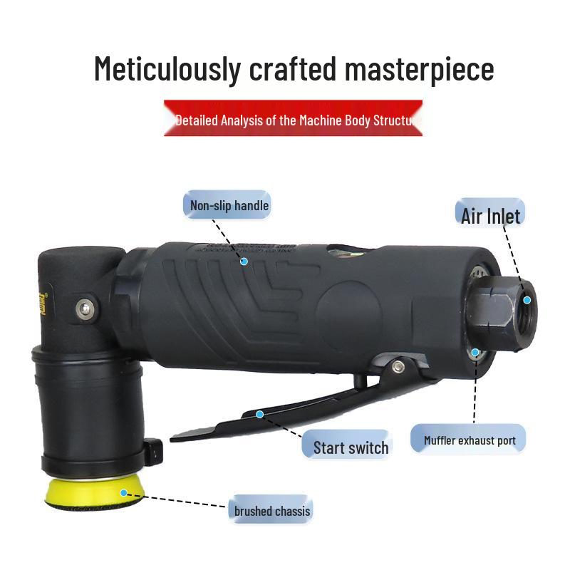 Gaobao 30mm Lightweight Pneumatic Elbow Sander & Eccentric Polisher