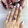 Zilveren ring met alexandriet 4.392ct (2050421) 3,52 gram. 925 monsters