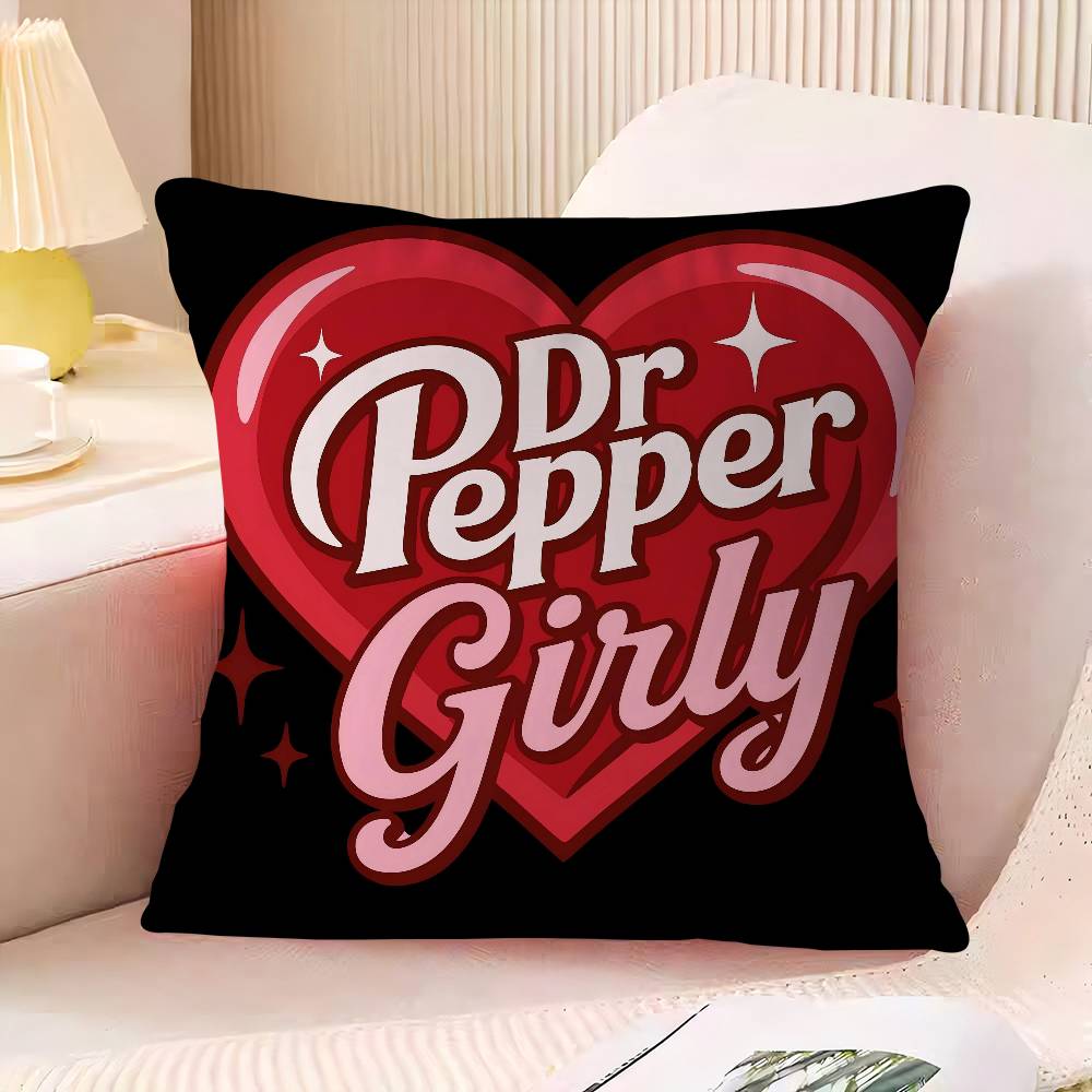 

D-Dr P-Pepper Чехол с коротким плюшевым принтом для украшения дивана в гостиной, наволочки для подушек 16x16Inch