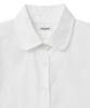 Lougeu Slim Crop Half Shirt_White