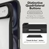 For iPhone 17 Air Case Anti-Scratch TPU+PC Hybrid Phone Cover