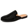 Scarpe Basse Moda Design Inglese per Uomo Tempo Libero Traspiranti Mocassini Banchetto Ballo Scarpa Estiva Cristallo Pantofole Slip-on Sneakers