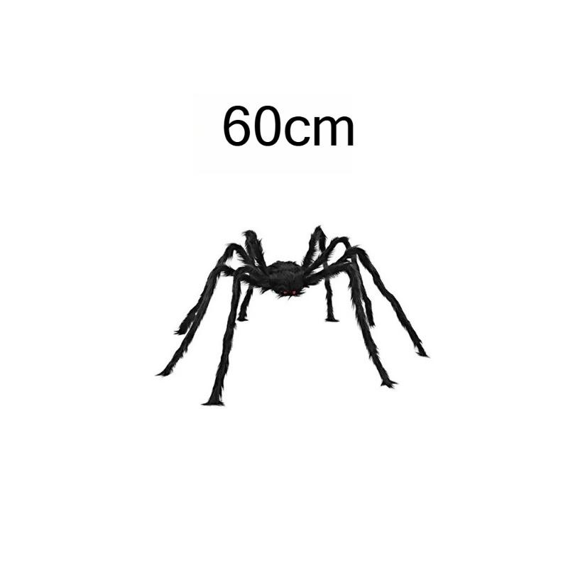 Nuovo Peluche Halloween Ragno Gigante Realistico Simulazione Morbido Ragni Neri Grandi Decorazioni Scherzose per Esterno Ragni Halloween