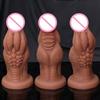 Nový silikonový ultra silný realistický ženský imitace skutečný a falešný penis pěst anální zátka super velký penis hračka pro dospělé