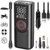 Portable Wireless Tire Inflator Pump 6000mAh Electric Air Pump Power Bank for Car Tires Bicycles and Cars Wireless Car Air Pump