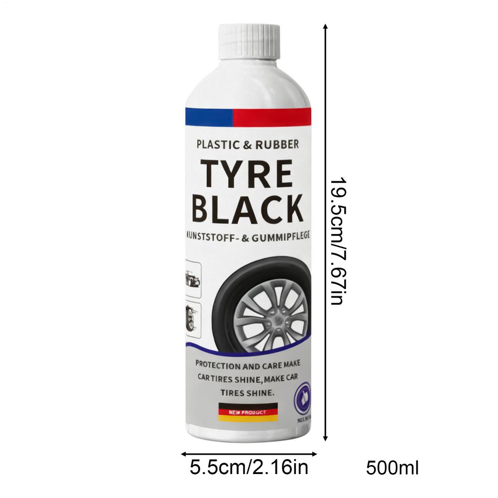 Tire Shine Spray Vehicle Tyre Cleaning Product Automotive Tyre Restorer Spray for Trucks Sedans RVs SUVs Auto Enthusiasts Fleet