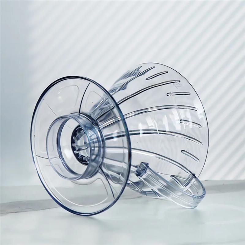 Ręczny Drip do Kawy Plastikowy Lejek do Kawy Kształt V 60 Lejek do Kawy Spiralny 01/02 Drip do Kawy Drip Ręczny