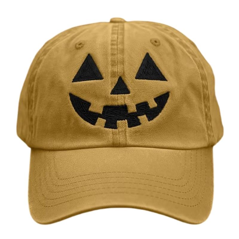 Adjustable Cotton Baseball Cap with Festive Halloween Design Fashion Hat Perfect for Trick or Treating Event