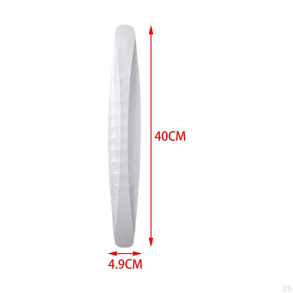 2 Pieces Universal Car Protectors Front Back Spare Parts PVC Anti Scratch Strips Stickers for SUV