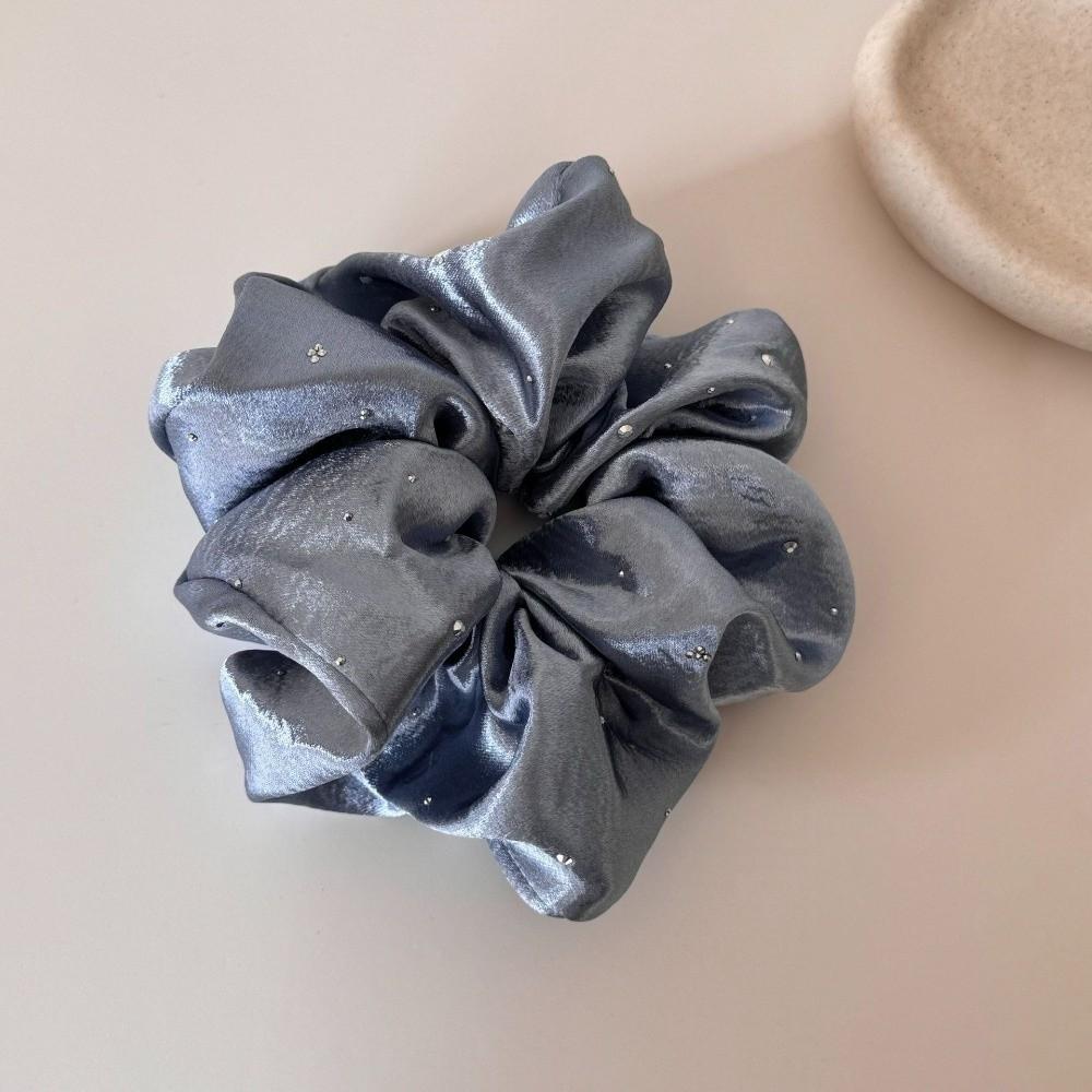 Multi Color Ponytail Hair Scrunchies Large Size Hair Bands Classic Elastic Hair Ties  Girls