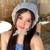 Summer Sweet Retro Lace Hair Scarf Women Pastoral Style Triangle Turban Headband