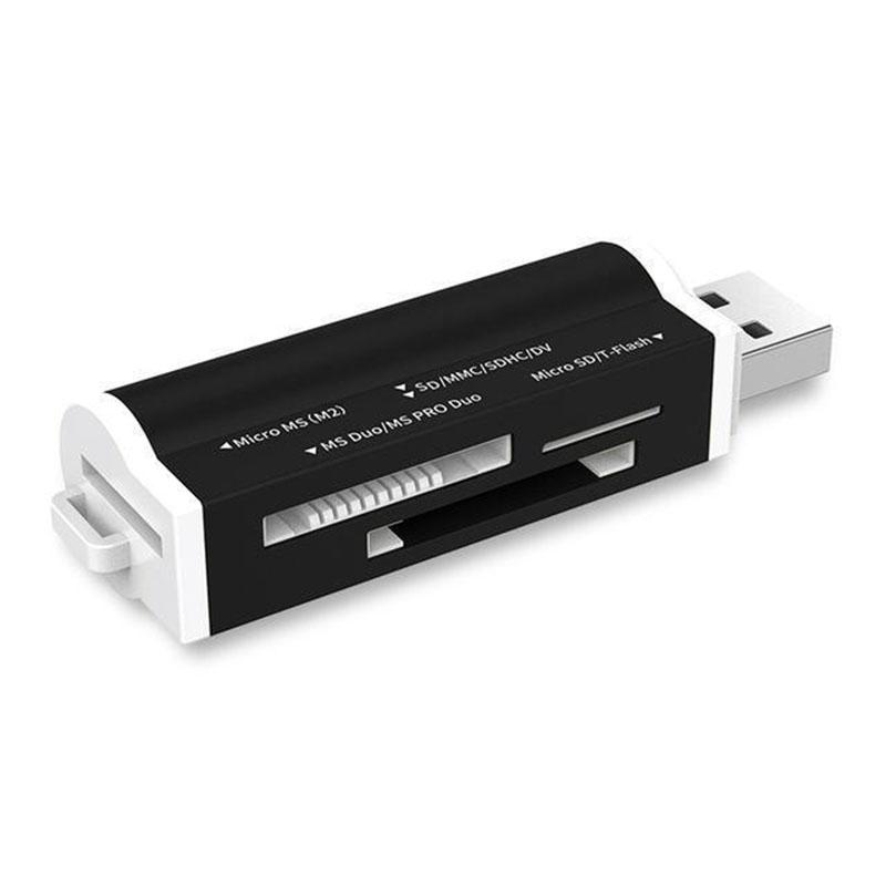 Mini USB 2.0 Card Reader for MS M2 PRO DUO Micro SD/TF SDHC MMC DV Phone Camera Memory Card Writer Extend for Laptop PC Adapter