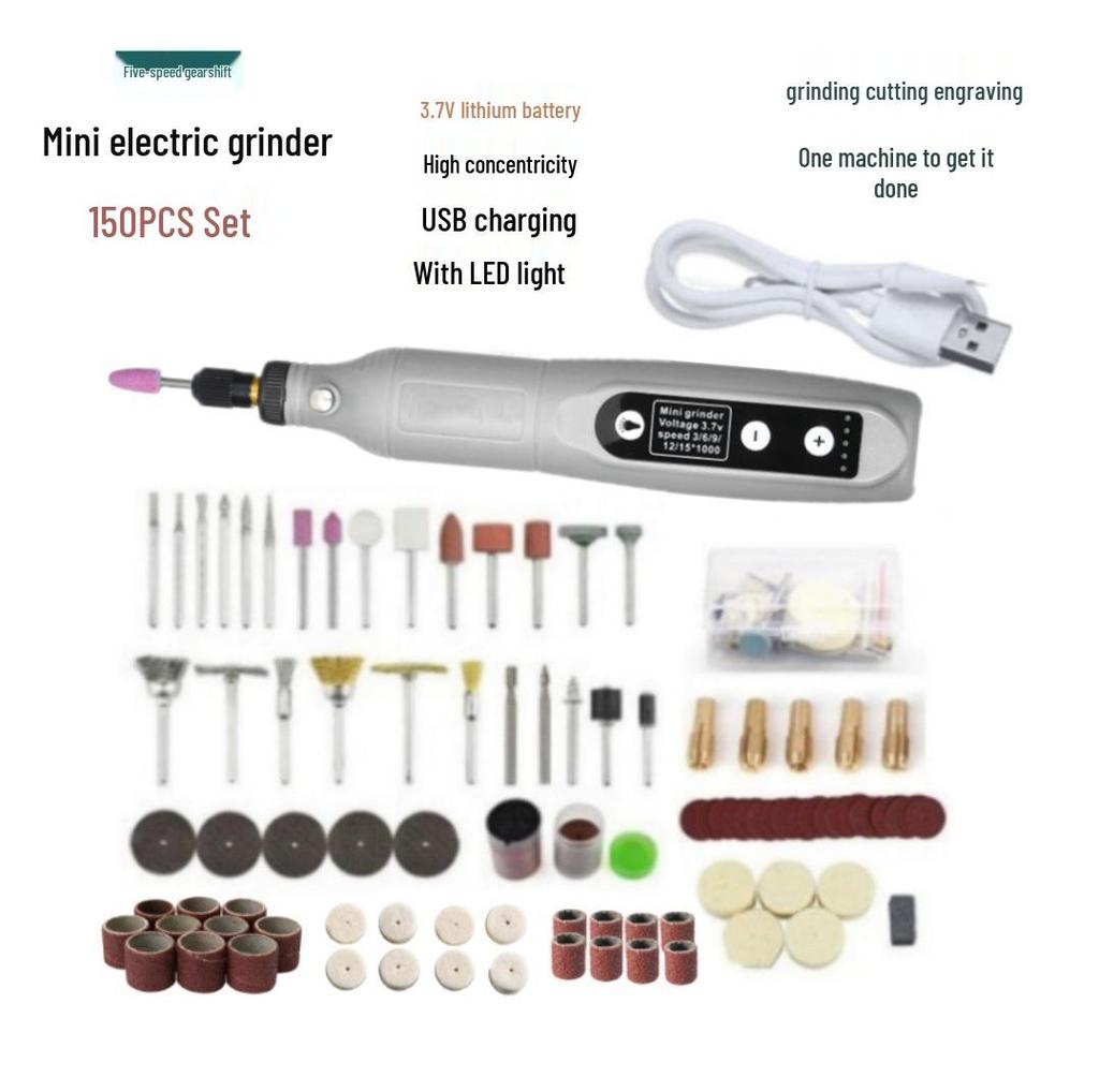 Variable Speed Electric Engraving Pen and Grinder for Jade and Pet Nails