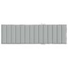 VidaXL Sonnenliegen-Auflage Melange Hellgrau 200x50x4 cm Stoff