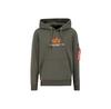 Alpha Industries Basic Big Logo Rubber Hoodie