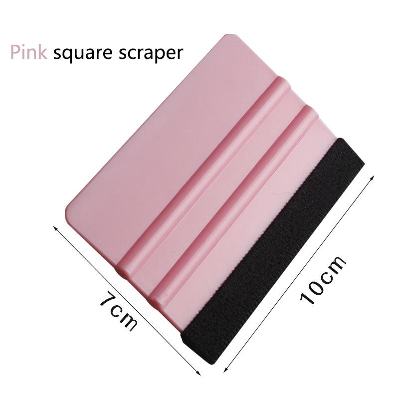1pc Auto Styling Felt Edge Vinyl Squeegee Car Vinyl Scraper Vehicle Window Tint Film Wrapping Squeegee Applicator Tool
