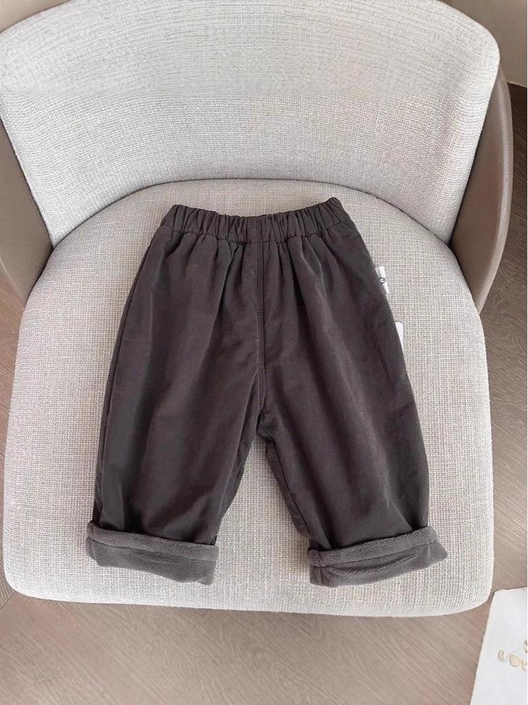 Kinder Fleecegefütterte Tapered Winterhosen - Warme, Bequeme Hosen für Jungen und Mädchen