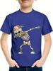 Kids Clothes Boys Tshirt Short Sleeve 3D Skull Print Children Summer Clothes Creative Stylish Streetwear Round Neck Girl Clothes