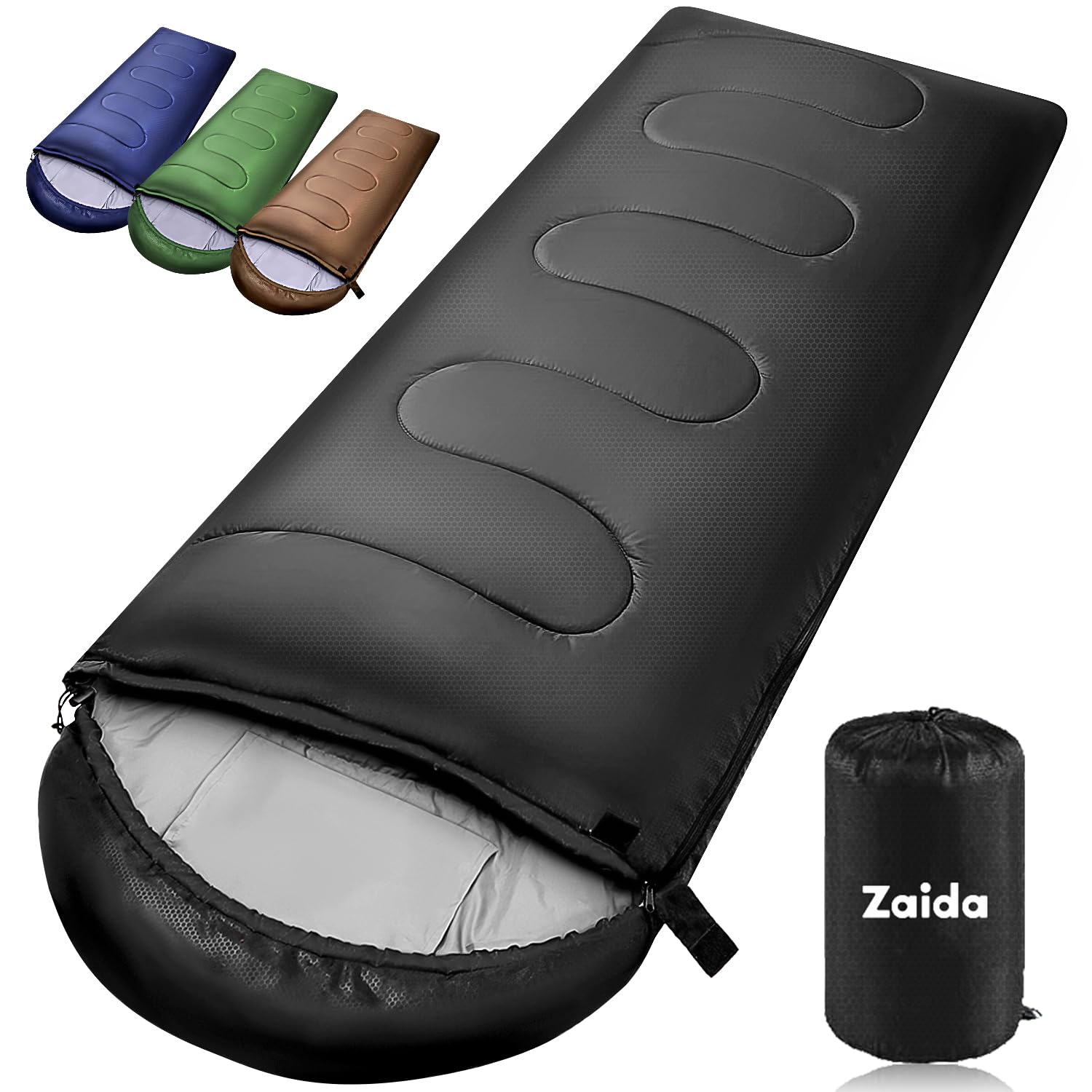 

Sleeping Bag for Summer and Winter 230T Guest Super Easy Car Emergency Outdoor Storage Bag Suitable for and [4-in-1 Multifunctional, Waterproof]