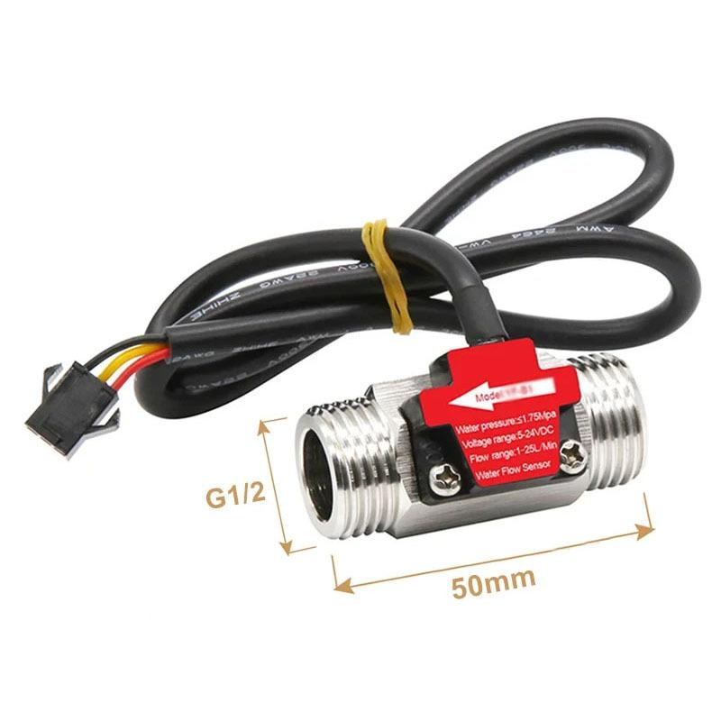 Intelligent flowmeter Table 1-inch water flow sensor measuring flow temperature flow velocity integrated flowmeter