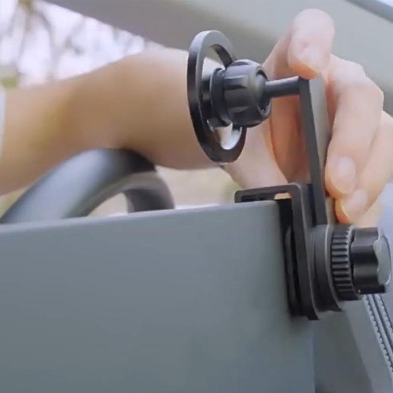 Adjustable Vehicle Cell Holder with Strong Magnetic Grip & 360 Degree Rotation Dashboard Smartphone Brackets for Screens