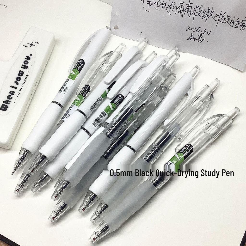 Smooth 0.5 ST Tip Neutral Pen – Quick-Dry Black Ink for Exams & Signatures