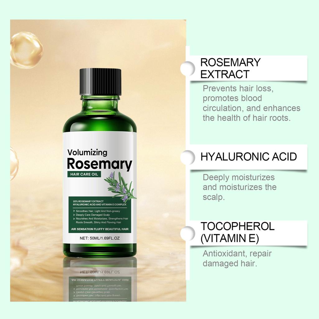 Volumizing Rosemaries Hair Care Oil,Rosemaries Hair Oil,Rosemaries Nourishing Hair Oil,Prevent Hair Loss,Nourish Hair Follicles,Strengthen Hair,50ml