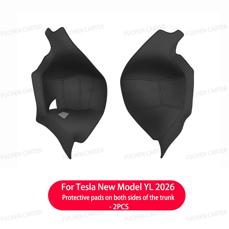 For Tesla ModelYL2026 LeatherTrunk Mat Full Coverage Waterproof Non-Slip Seat Backrest Protective Pad Cargo Liner Anti Dirty Mat