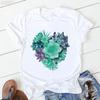 2024 Hot Sale Colorful Mandala Print Tshirt Girls Yoga Succulent Love T Shirt Women Zen Hobo Boho Paix Tshirt Female Streetwear