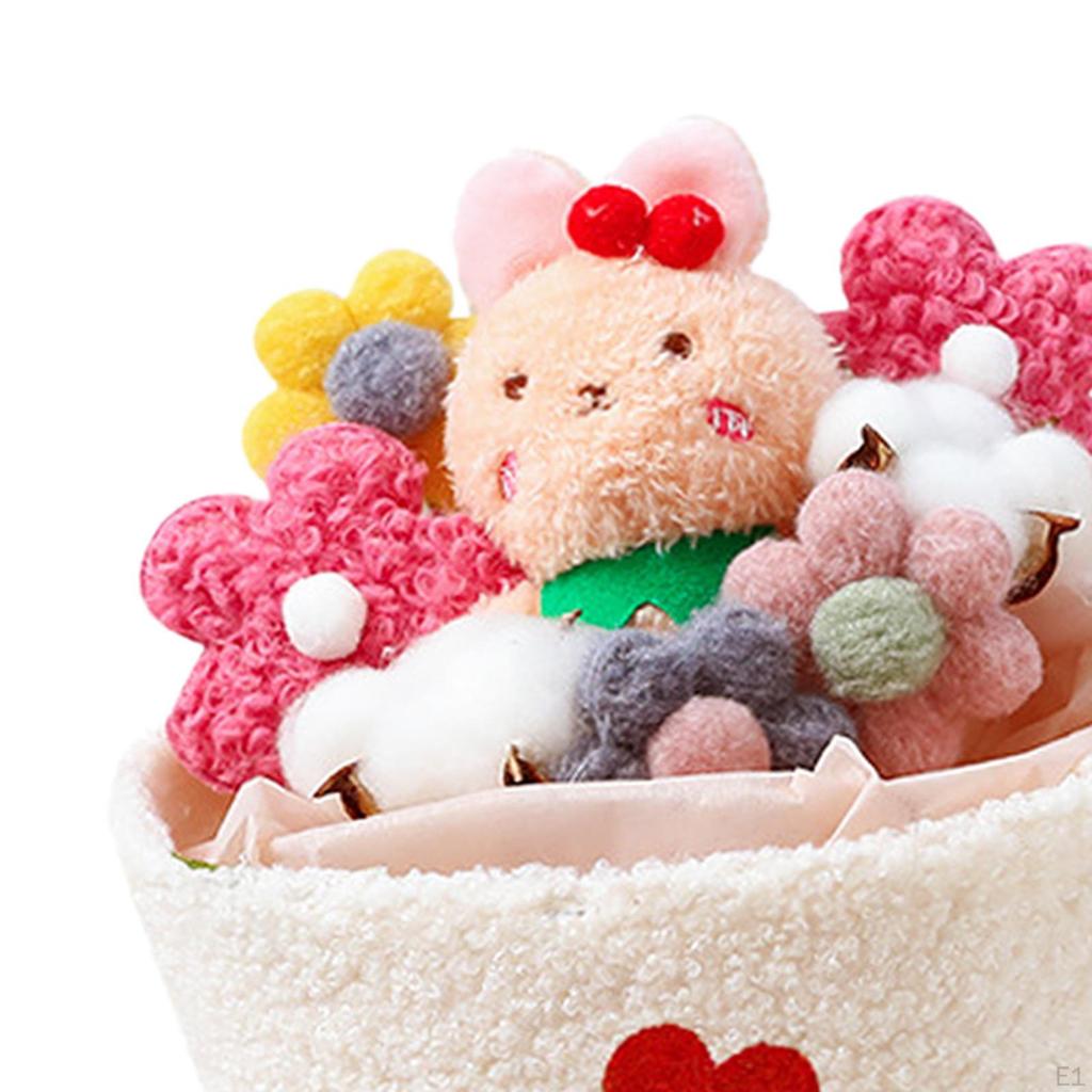 Plush Doll Bouquet Artificial Flowers Toy Wedding Gift Party Favors