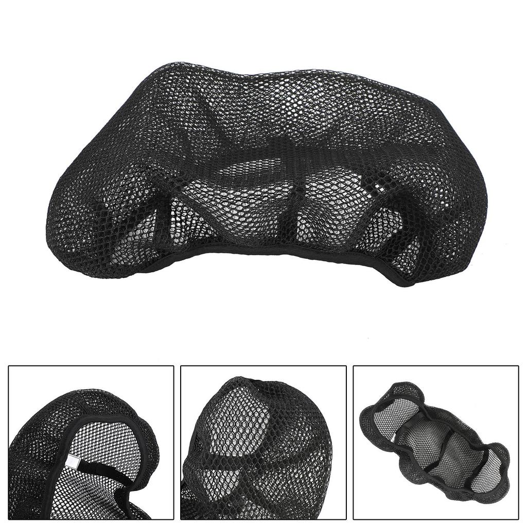 Heat-Resistant Net Seat Mesh Cover Universal For Motorcycle Scooter Motorbike M-XXXL