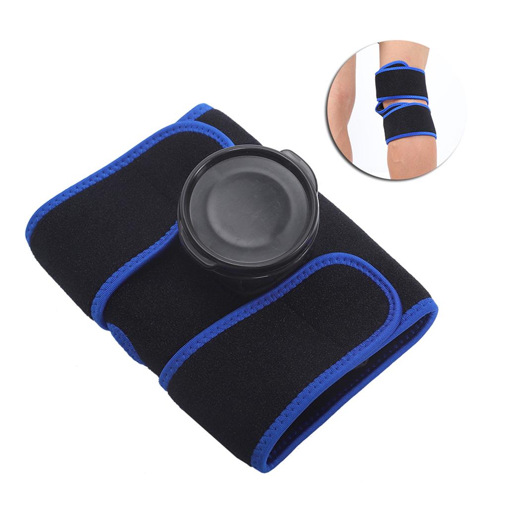 Eis Heißkompresse Physiotherapie-Set Knie Knöchel Ellbogenbandage Schwarz 9 Zoll Eisbeutel